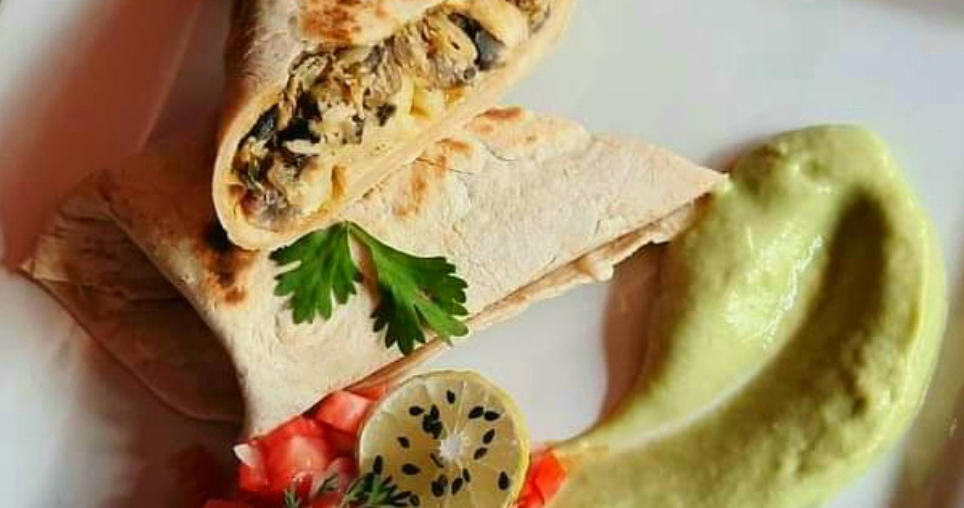 Grilled Steak Wrap with Halloumi  and Roasted Peppers
    
    - Sirimon Cheese