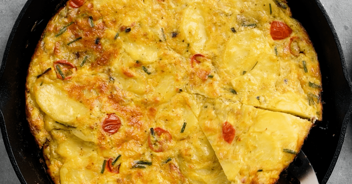 Potato Frittata
    
    - Sirimon Cheese