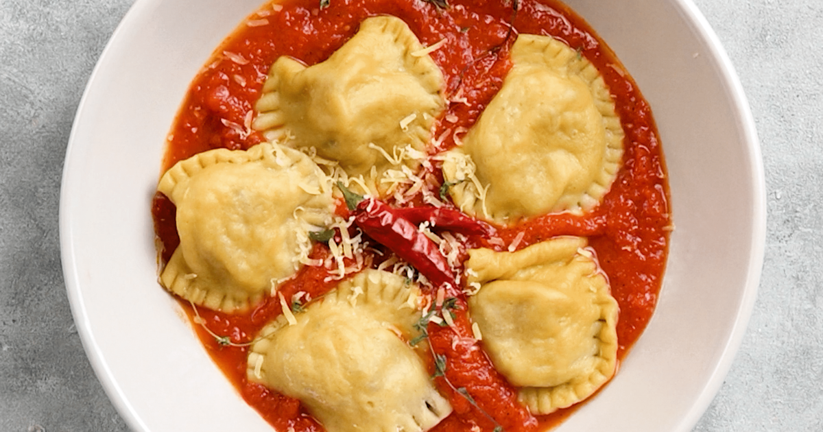 Sweet Potato Ravioli
    
    - Sirimon Cheese